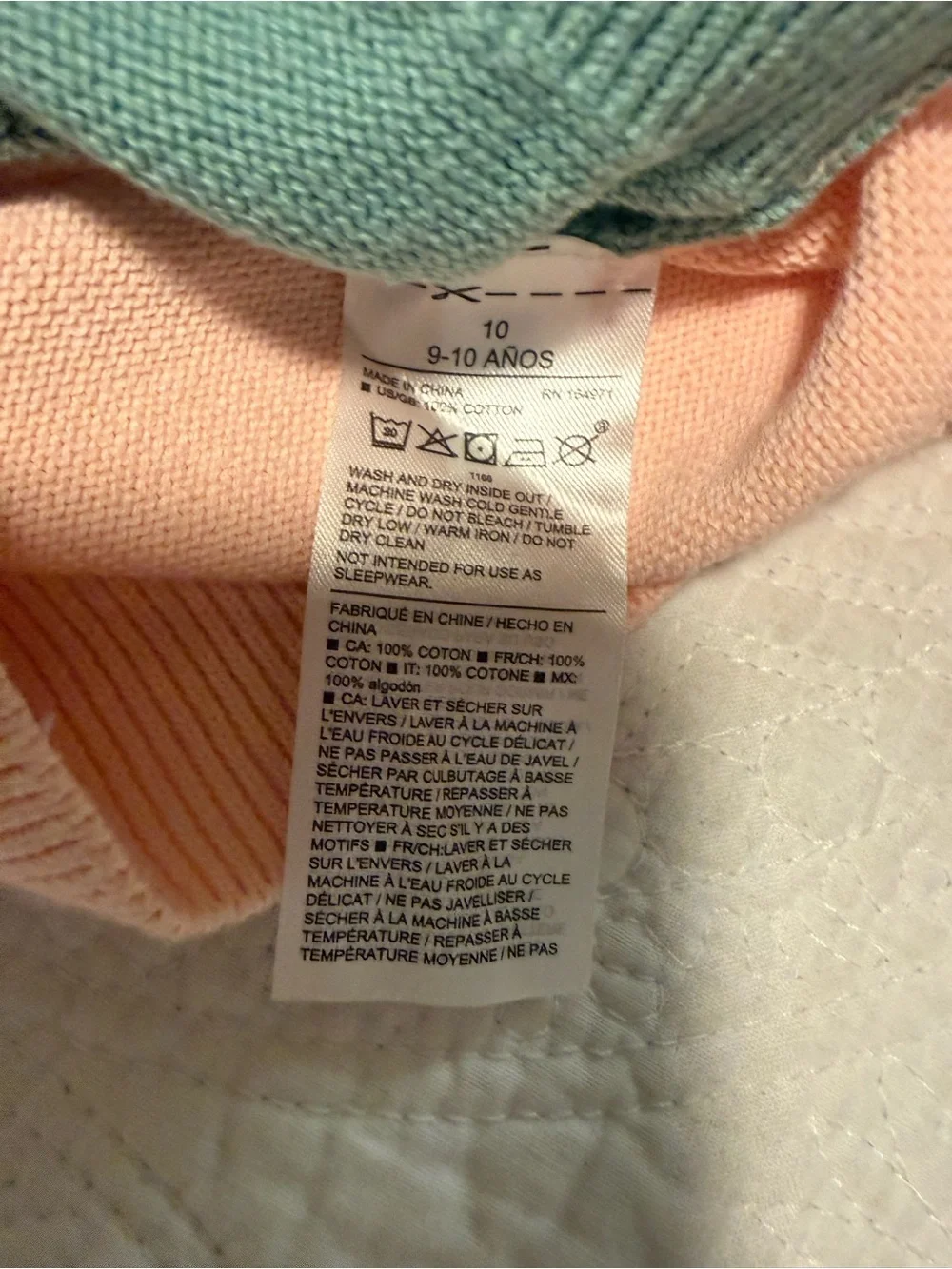 Janie and Jack Horse Scene Sweater Pink Puff Sleeve Mock Neck Size 10